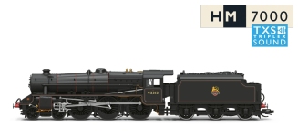 Hornby TT3069TXSM - TT - Dampflok Stanier 5MT Black 5, BR, Ep. III - DC-Sound